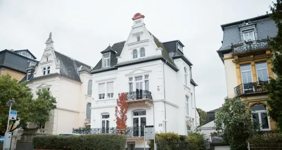 The Clinica Bellarte building, a historic villa in Bad Nauheim