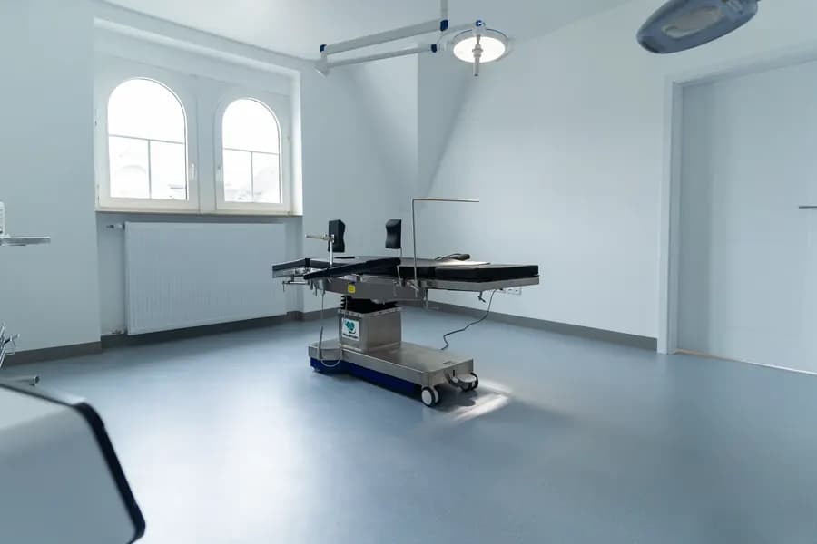 The practice’s operating theatre