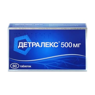 Դետրալեքս 450 մգ + 50 մգ — փաթեթավորում