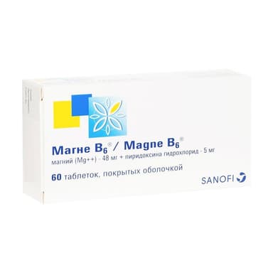 Մագնե B6 470 մգ + 5 մգ — փաթեթավորում