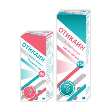 Oticaine 40 mg/g + 10 mg/g — packaging