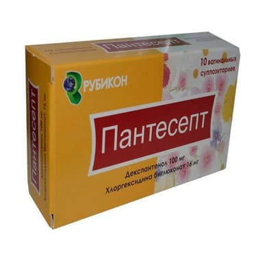 Pantesept 100 mg + 16 mg — packaging