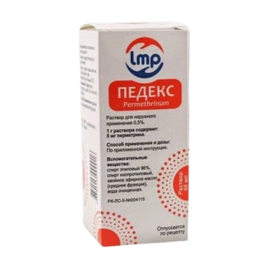 Pedeks 5 mg/g — packaging