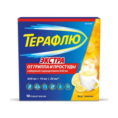 TheraFlu Extra Lemon — packaging